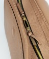 Betty Rosewood średnia torebka skórzana zapinana na suwak, crossbody, klasyczna torebka