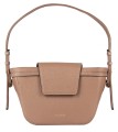 Betty Rosewood średnia torebka skórzana zapinana na suwak, crossbody, klasyczna torebka